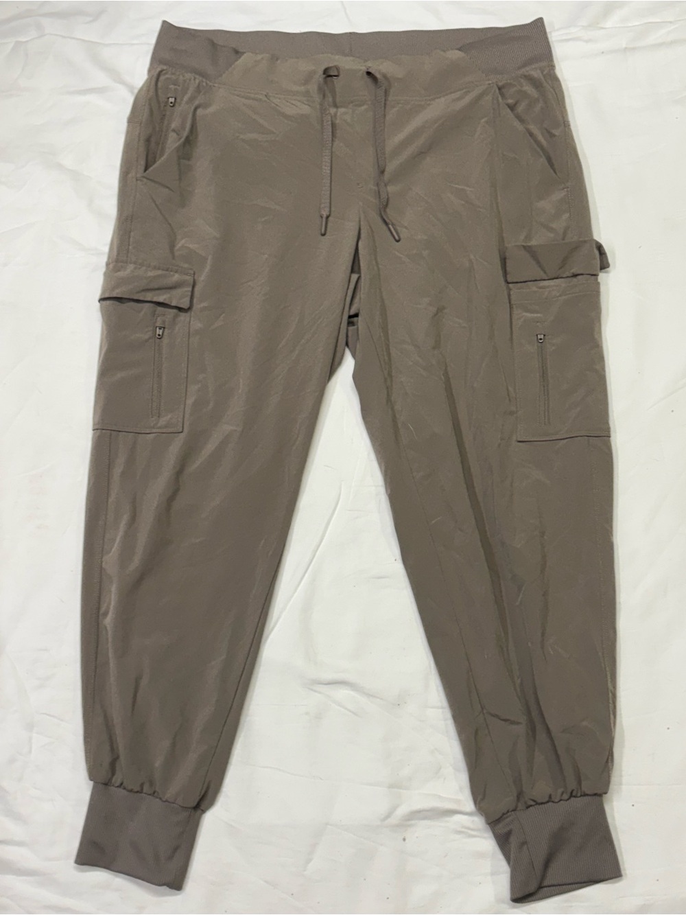 all in motion Women's Utility Jumpsuit Romper in Taupe